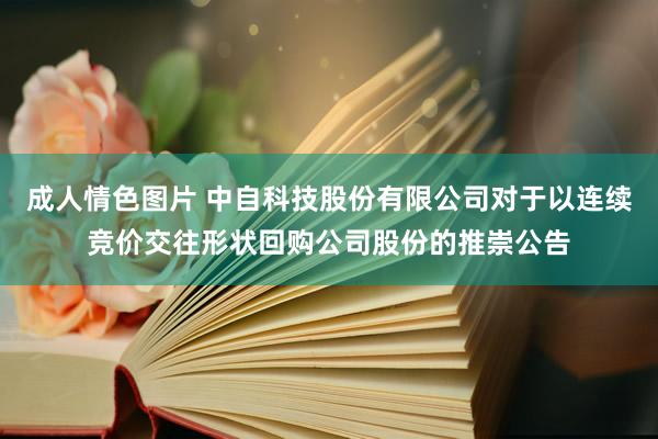 成人情色图片 中自科技股份有限公司对于以连续竞价交往形状回购公司股份的推崇公告