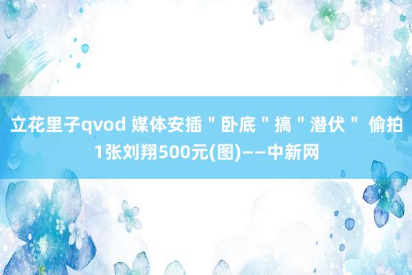 立花里子qvod 媒体安插＂卧底＂搞＂潜伏＂ 偷拍1张刘翔500元(图)——中新网